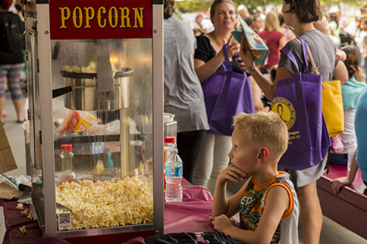 Popcorn Machine with Supplies